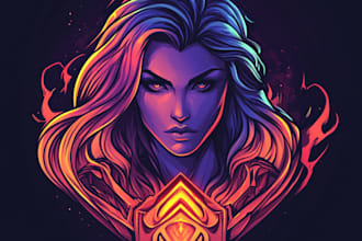 make a custom fantasy, logo design