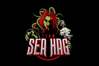 design awesome fishing team logo