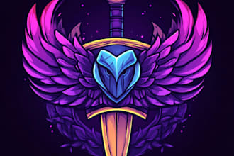create sports fantasy leagues logo