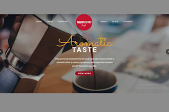 build coffee shopify store matcha tea, beverage website coffee booking website