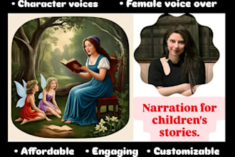 be the engaging voice of your book for children