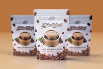 do pouch packaging design for any product