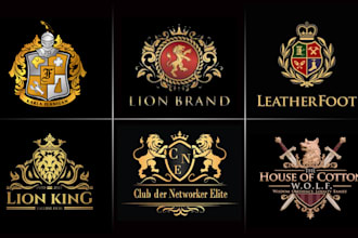 design heraldry, coat of arms, family crest, heraldic logo