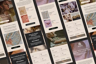 design a professional html email newsletter or promotional email template