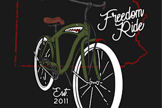 design wonderful freedom ride logo