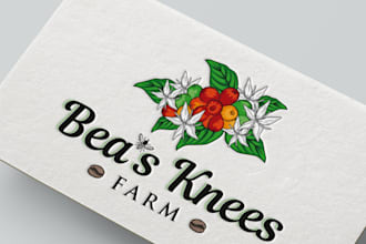 design awesome coffee farm logo