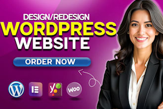 design a professional wordpress and redesign website