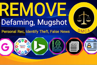 remove mugshots, false news, article, criminal record, court case, image, page
