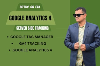 setup google analytics 4 ga4 ecommerce tracking ga4 server side tracking by gtm