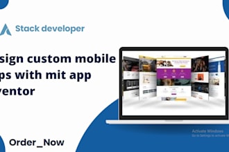 design mobile apps with mit app inventor, thunkable x, flutter for ios, andriod