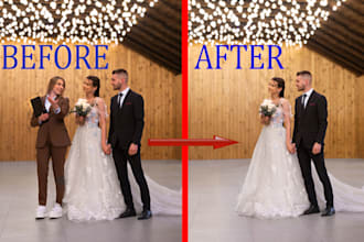 do photo editing, add or remove person or people,