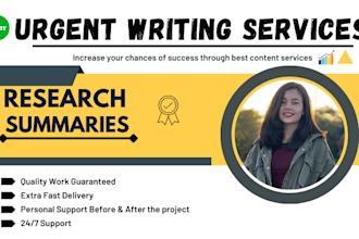 write case studies research topic summary projects precisely