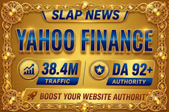 publish your article on yahoo finance barchart,com digital journal msn,com da 90