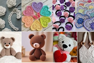 write detailed amigurumi crochet pattern amigurumi toys for etsy ebay
