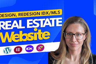 develop custom luxury real estate idx website with mls integration in wordpress