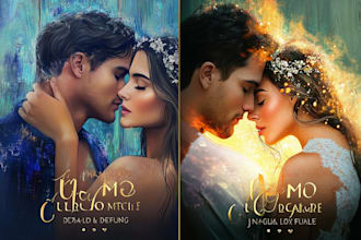 design eye catching romance book cover for KDP and print to win readers