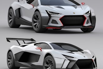create 3d car design truck modeling 3d vehicle 3d game modeling and 3d rendering