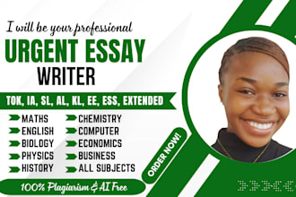 write and edit ib extended essay, hl, ia, sl ib essay, ee, and give feedback