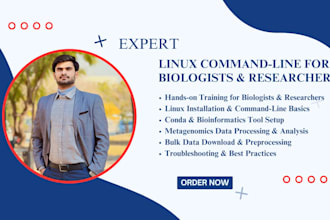 perform linux command line solutions for biologists