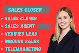 sales close sales lead sales person sales representative telemarketing virtual