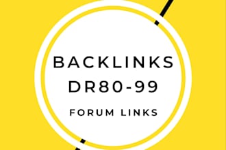 create backlinks to donors over dr80