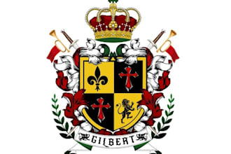 design luxury regal heraldic family crest coat of arms logo