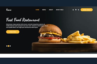 build a responsive restaurant website food catering and cafe wordpress website