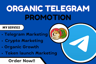 do crypto telegram promotion solana memecoin token launch