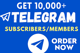 promote telegram group channel to get real  and active subscribers