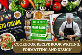 be your cookbook writer design recipe book design cookbook and cover design