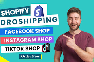 do facebook shop, instagram shop, tiktok shop ads and shopify klaviyo