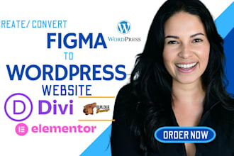 convert figma to wordpress figma website, divi, elemento pro, beaver builder