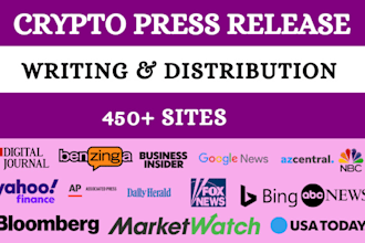 do crypto press release, crypto promotion, and crypto press release distribution