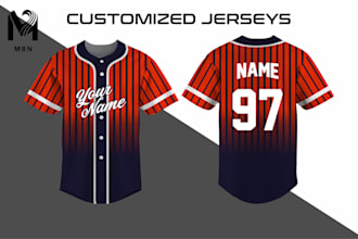create custom baseball jersey design