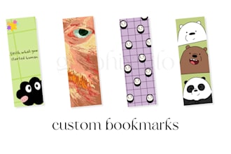 design custom bookmarks for you