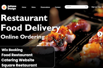 build square online restaurant food delivery website squarespace website design