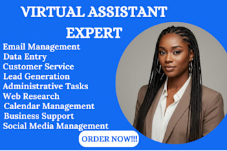 social media manager personal administrative executive virtual assistant