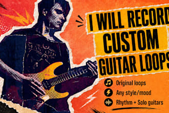 record professional guitar loops for beatmakers or producers