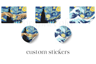 design custom stickers for your brand