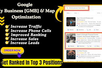 do google my business maps listing and optimize gbp local SEO ranking
