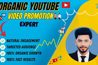 do organic youtube video promotion for channel growth