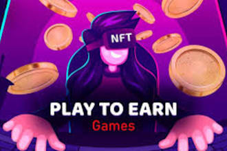 develop play to earn game, crypto game and nft games