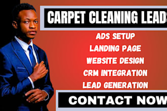 carpet cleaning leads cleaning service lead generation facebook google video ads