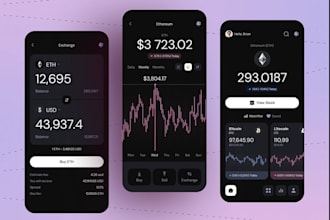 blockchain app development, crypto real estate app, crypto trading app, wallet