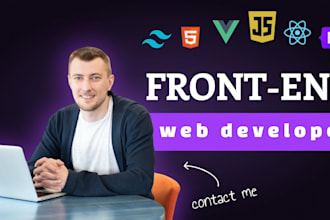 do frontend and backend website development,  react js laravel node js