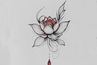 draw a tattoo design for a small tattoo