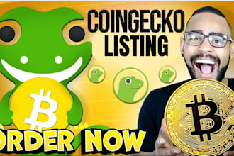 list coin gecko, coin listing, token listing, ico listing on coinmarketcap