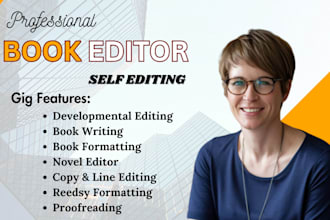 do book formatting, manuscript proofreading, nonfiction book writing book editor