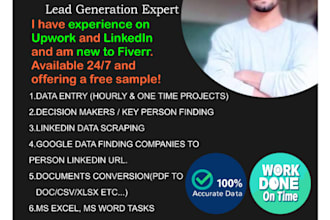 find all company and person data according to your demand