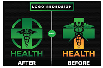 create redesign, remake logo or vector conversion